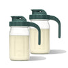 Glass Breast Milk Pitcher Duo